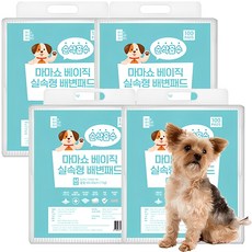 mamashow 狗狗基本實惠型尿布墊 無香, 4個, 100入