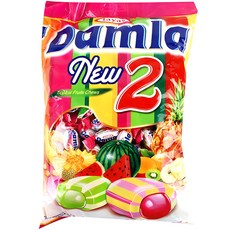 tayas 雙色什錦軟糖 熱帶水果口味, 1kg, 1袋