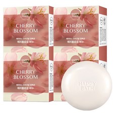HAPPY BATH ORIGINAL COLLECTION香氛皂 櫻花香, 90g, 4件