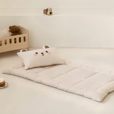 shez Home 四季半超細纖維幼兒午睡墊, 淺褐色, 1個