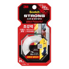 3M Scotch 3M超強力多功能泡棉雙面膠 平面用, 1個