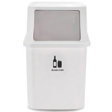 LIVENS 多功能家用回收分類桶, 白色, 1個