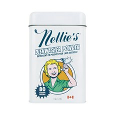 nellie's 洗碗機專用清潔粉, 1kg, 1個