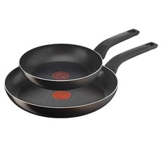 테팔 티타늄 액티쿡 프라이팬 세트 2개, 블랙커피, 프라이팬 20cm + 28cm, 1세트