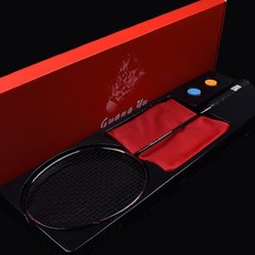 福爾摩沙 承影全碳素羽毛球拍 高磅特製M30J碳布進攻型二次加固4U比賽羽球拍, 承影