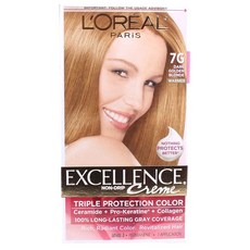 L'OREAL PARIS 巴黎萊雅 EXCELLENCE染髮霜, 1盒, Dark Golden Blonde