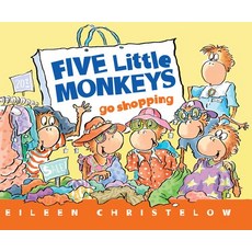(英文圖書)Five Little Monkeys Shopping for School 平裝版, Clarion Books, 英文
