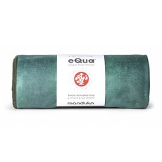 manduka Iqua Mat 瑜伽毛巾, 迷彩紮染綠