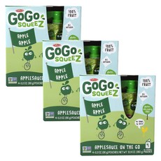 Gogo Squeez 擠壓式水果泥 蘋果口味, 12包