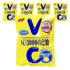 nobel VC-3000檸檬口味潤喉糖, 5個, 90g
