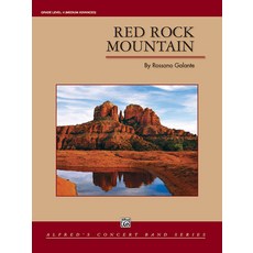 (英文圖書) Red Rock Mountain: Conductor Score & Parts 平裝版, Alfred Music, 英文