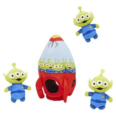 Disney 迪士尼 PIXAR 皮克斯 The Claw & Alien Hide & Chic Puzzy Squeaky 毛絨狗玩具, 1個