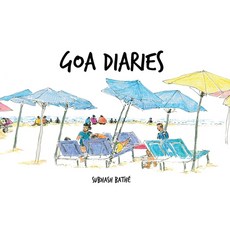 (英文圖書) Goa Diaries: Fun filled Travelogue and Sketchologue of 8 Urban Sketchers 平裝版, Subhash Bathe, 英文