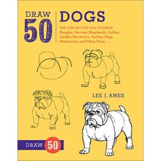 (英文圖書) Draw 50 Dogs: The Step-By-Step Way to Draw Beagles German Shepherds Collies Golden Retriev... Prebound, Turtleback Books, 英文, 預裝訂