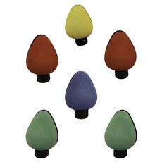 buttons galore&more 假日樂趣 3D 鈕扣, 6入, Tree Lights