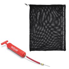 Gosports 高級網眼球袋 附打氣筒, 黑色, 1個