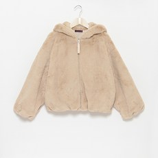 LOVETOXIC 女童款毛絨連帽外套