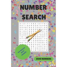 (英文圖書) Number Search 100 Puzzles VOL 1 平裝版, Independently Published, 英文