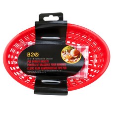 B2Q 班輪酒吧籃子, 4件, 紅色的