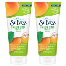 ST.Ives 聖艾芙 杏桃水潤臉部磨砂膏, 2條, 170g