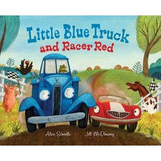 (英文圖書)Little Blue Truck and Racer Red 精裝版, Clarion Books, 英文