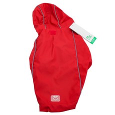 elasto-fit 雙面狗雨衣, 紅色的