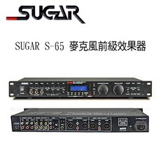 SUGAR S-65 麥克風前級效果器，專業級音質提升，多種音效模式，操作簡單易上手, 黑色