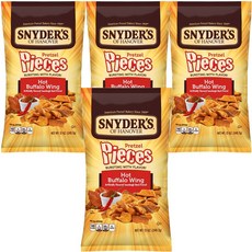 SNYDER'S 水牛城辣雞翅椒鹽脆餅, 4包, 340.2g