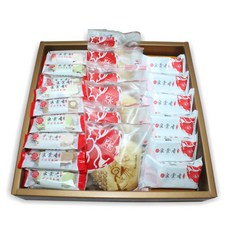 采棠肴 綜合禮盒(E) (牛軋糖半斤/鳳梨酥6入/太陽餅6入), 牛軋糖, 鳳梨酥, 太陽餅