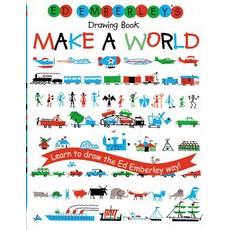 (英文圖書)Ed Emberley's Drawing Book: Make a World 平裝版, LB Kids, 英文