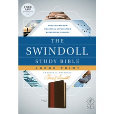 (英文圖書) The Swindoll Study Bible NLT Large Print Imitation Leather, Tyndale House Publishers, 英文, 仿皮