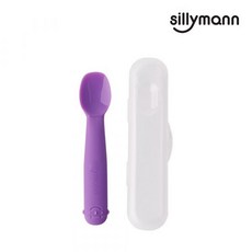 韓國sillymann 100%鉑金矽膠幼童餵食湯匙(4個月)-4m