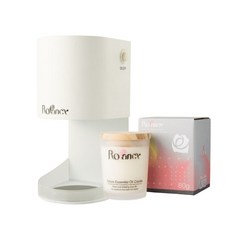 洛帆晞 Mini旅行融蠟燈 攜帶式香氛融蠟燈 80g香氛蠟燭 旅行組, 迷你黑,皮革檀香