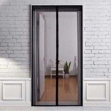 輕鬆購五金百貨 秒關消音式快速閉合防蚊門簾 現貨防蚊紗門 靜音磁性門簾, 詳見包裝, 顏色隨機出貨