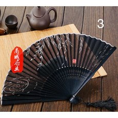 天龍紡 高級時尚摺扇 扇子 折扇 手扇 日本扇 #台灣現貨供應#摺疊扇#撒扇#扇#木雕扇#絲綢扇#絹扇#扇子#古風摺扇, 3
