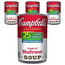 Campbell's 金寶 蘑菇奶油濃湯, 4罐, 298g