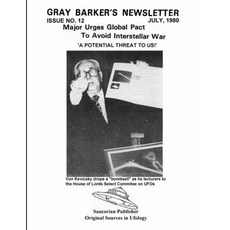 (英文圖書) Gray Barker's Newsletter No. 12 (July) 1980 平裝版, Editorial Nuevo Mundo, 英文