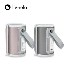 lionelo USB智慧恆溫奶瓶保溫套, 霧灰, 1個