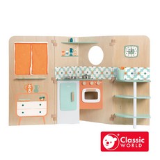 【德國 classic world 客來喜經典木玩】 我的迷你廚房 50593, 單一規格, Multicolor