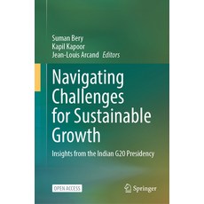 (英文圖書) Navigating Challenges for Sustainable Growth: Insights from the Indian G20 Pres... 精裝版, Springer, 英文