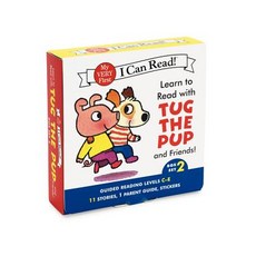 (英文圖書)Learn to Read with Tug the Pup and Friends! Box Set 2: A Box of 11 Stories 1 Pa... Boxed Set, HarperCollins, 英文, 套書