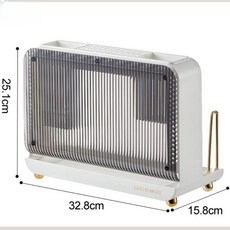 UFORE 刀具筷子筒一體瀝水架 刀具架 刀架 刀子置物架 刀座 筷子架 筷子筒 筷子籠 湯匙架 廚房餐具收納, 白色