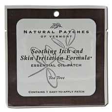 NaturalPatchesOfVermont 茶樹精油舒緩貼片, 1個, 1個