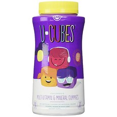 SOLGAR U-CUBES綜合維他命軟糖, 1罐, 60顆