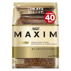 AGF MAXIM 箴言金咖啡粉補充包, 80g, 1包, 1包