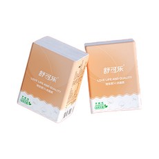 舒可乐手帕紙，加厚面紙隨身包，小包紙巾，加厚衛生紙，面紙包，餐巾紙, 1個, 1個裝