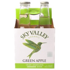 SKY VALLEY 青蘋果汽水, 4瓶, 355ml