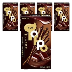 Toppo 巧克力夾心棒 大人的苦甜風味, 5個