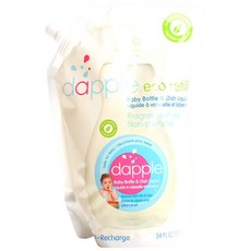 嬰兒奶瓶清潔劑和洗碗精補充包, 1包, 1.005L