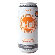 hi ball 氣泡能量飲 桃子風味, 1罐, 473ml